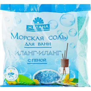 Сіль для ванни Желана с пеной и каолином Иланг-иланг 500 г (4820091140227)