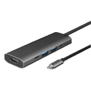 Док-станція Chieftec USB3.2 Type-C HDMI/USB 3.2x2/USB-C/PD 80W 5-in-1 (DSC-502)