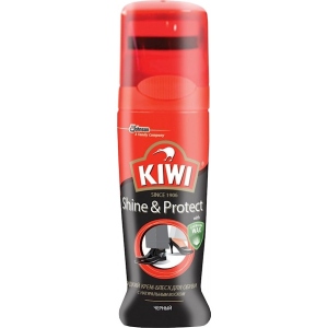 Крем-банка Kiwi Shine & Protect рідкий блиск чорний 75мл інтернет-магазин