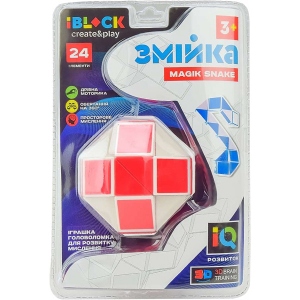 порівняти ціни на Кубик-змійка IBLOCK червоний PL-920-35 (588-0A)