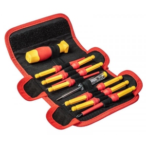 Викрутка Neo Tools с держателем + тестер 1000V, 12 шт. (01-308)