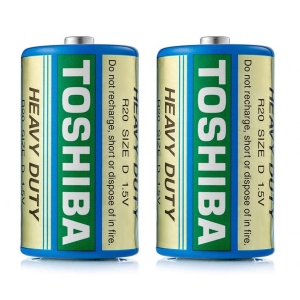 Батарейка тип D (LR-20) Toshiba R20 1x2 шт. (0289504)