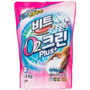 Відбілювач для білизни Lion Beat O2 Clean Plus 1.4 кг