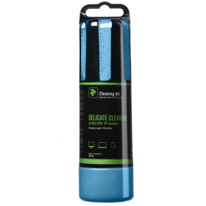 Набір для чищення екранів 2E 150ml Liquid for LED/LCD + серветка Blue (2E-SK150BL)