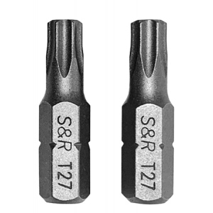 Біта для викрутки S&R Torx27x25 мм 2 шт. (152070708)
