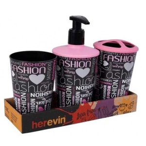 Органайзер для ванної кімнати Herevin Fashion 3 в 1 (161262-101T)