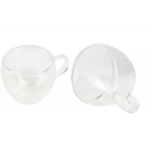 Набір чашок з подвійними стінками Bergner Coffee & tea lovers 100 мл 2 шт. (BG-20114-MM)