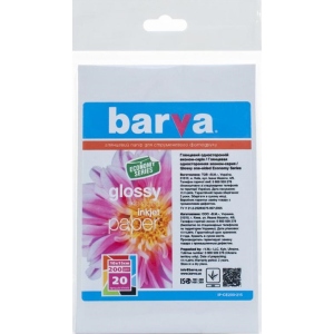 Фотопапір 10х15 BARVA Economy Series 10х15 20л (IP-CE200-215)