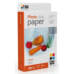 Уцінка - Фотопапір 10х15 Colorway 10x15 ПМ 220г/м-100л матовая (PM2201004R)