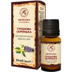 Аромакомпозиція ефірних олій Ароматика Грошова скринька 10 мл (4820031059138)
