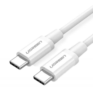 Кабель синхронізації даних UGREEN US264 USB Type-C to USB Type-C 0.5m White (60517)
