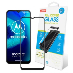 Захисне скло для смартфону Global Full Glue for Moto G8 Power Lite Black (1283126505669)