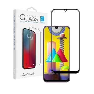 Захисне скло для смартфону ACCLAB Full Glue for Samsung Galaxy M31 SM-M315 Black (1283126508653)