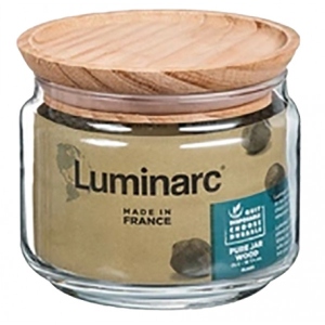 Ємність для сипучих Luminarc Wood 0,5л (P9610) офіційний магазин