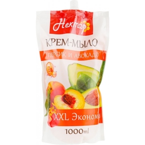 Рідке мило для рук Нектар
Персик і авокадо 1 л (4820091146489)