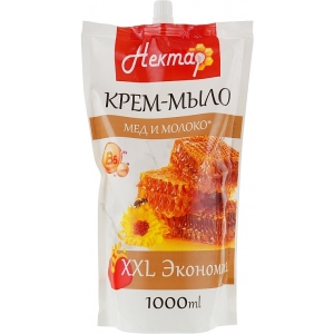 Рідке мило для рук Нектар Мед і молоко 1 л (4820091146496)