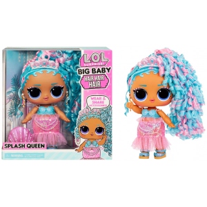 Колекційна лялька набір L.O.L. Surprise! "Big Baby Hair Hair Hair" – КОРОЛЕВА СПЛЕСК (579724)