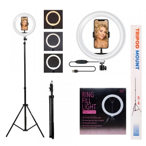Набір для блогера ACCLAB LED RING Lamp 10" with holder (1283126551970)
