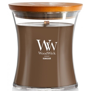 Свічка скло Woodwick Medium Humidor (Табакерка) 275г (92032E)