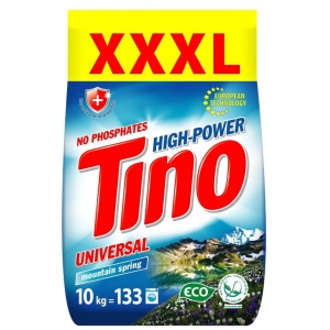 Пральний порошок Tino універсальний Mountain spring 10 кг