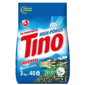 Пральний порошок Tino універсальний Mountain spring 3 кг