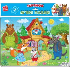 Пазли м'які (до 2 років) Vladi Toys "Теремок" (укр) (VT1102-29)