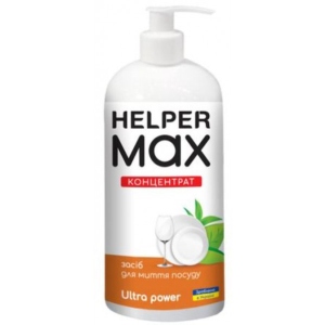Засіб для ручного миття посуду Helper Max Ultra Power 500 мл офіційний магазин