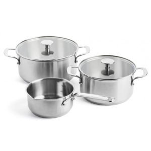 Набір посуду KitchenAid 16/20/24 см, 1.5/3.1/4.8 л 5 пр. (CC005088-001)