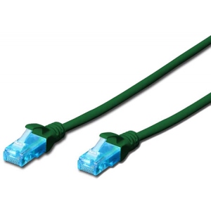 Кабель патч-корд Digitus CAT 5e UTP 0.5m Green (DK-1511-005/G)