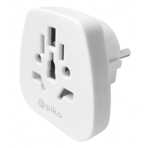 Перехідник 220В Piko TA-002 White (1283126472510)