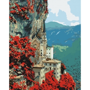 Картина за номерами Идейка "Madonna della Corona" 40 * 50см (КНО2258)