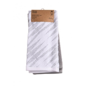 порівняти ціни на Рушник кухонний Ardesto SuperSoft Сірий 2 пр. (ART4060NS)