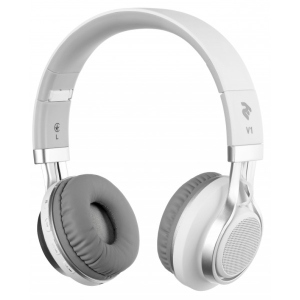 Навушники повнорозмірні бездротові 2E V1 ComboWay ExtraBass Over-Ear Headset (2E-OEV1WWT)