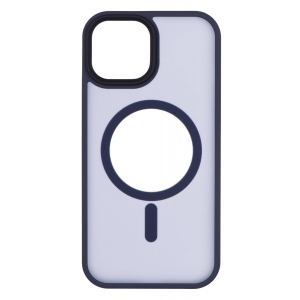 Чохол для смартфону 2E Basic for Apple iPhone 15 Soft Touch MagSafe Cover Dark Blue (2E-IPH-15-OCLS-DL)