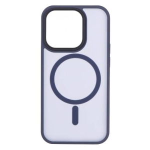 Чохол для смартфону 2E Basic for Apple iPhone 15 Pro Soft Touch MagSafe Cover Dark Blue (2E-IPH-15PR-OCLS-DB)