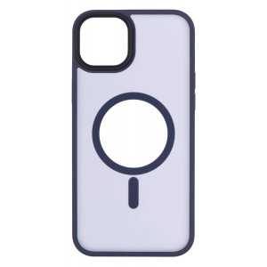 Чохол для смартфону 2E Basic for Apple iPhone 15 Plus Soft Touch MagSafe Cover Dark Blue (2E-IPH-15PRM-OCLS-DL)
