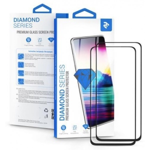 Захисне скло для смартфону 2E Tecno Spark 4 (KC2/KC8) 2.5D FCFG Black Border (2E-TC-SP4-LTFCFG-BB-2IN1)