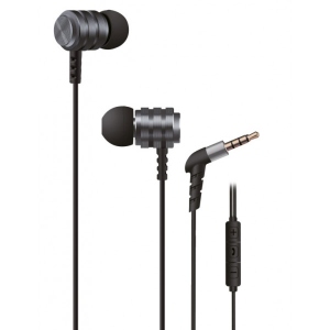 Навушники вкладиші 2E X1 Extra Bass Mic Grey (2E-IEX1GY)