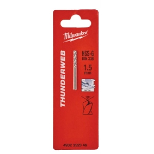 Свердло Milwaukee THUNDERWEB HSS-G DIN338 1,5 x 40 мм 2 шт. (4932352346)