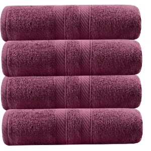 Рушник банний SOHO 50х90 Luna Plum 4 шт.