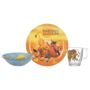 Набір дитячий 3 пр. Luminarc Disney Lion King  (P9345)