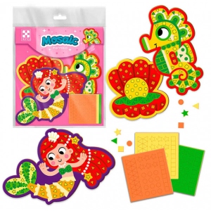 Стікерна мозаїка Vladi Toys м'яка ''Русалонька'' (VT4511-07) Київ