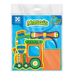 Стікерна мозаїка Vladi Toys м'яка ''Транспорт'' (VT4511-10)