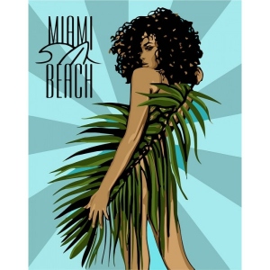 Картина за номерами Идейка "Miami Beach" 40 * 50см (КНО4699)