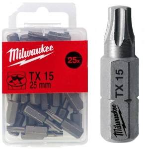 Біта для викрутки Milwaukee TX15 25 мм 25 шт. (4932399595)