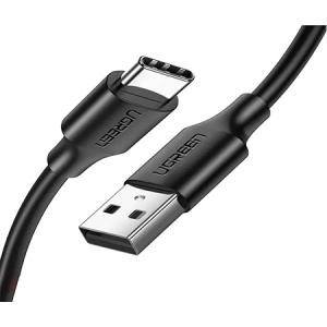 Кабель синхронізації даних UGREEN US287 USB 2.0 to USB Type-C 0.5m Black (60115)