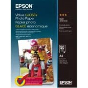Фотопапір А4 Epson A4 Value Glossy Photo Paper 50л (C13S400036)