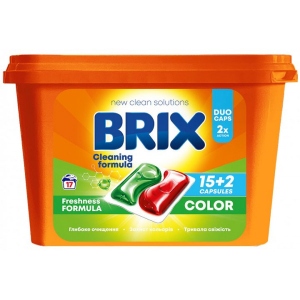 Капсули для прання BRIX COLOR 17 шт.