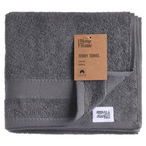Рушник для обличчя Ardesto махрове SuperSoft графіт 50х90 см (ART2250MC)