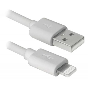 Кабель синхронізації даних REAL-EL USB Type-C-Lightning 2 m White (4743304104697)